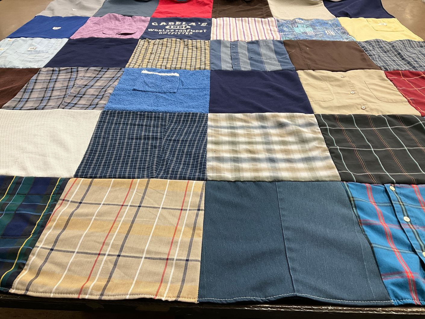 T-shirt quilt by Stacia from SD