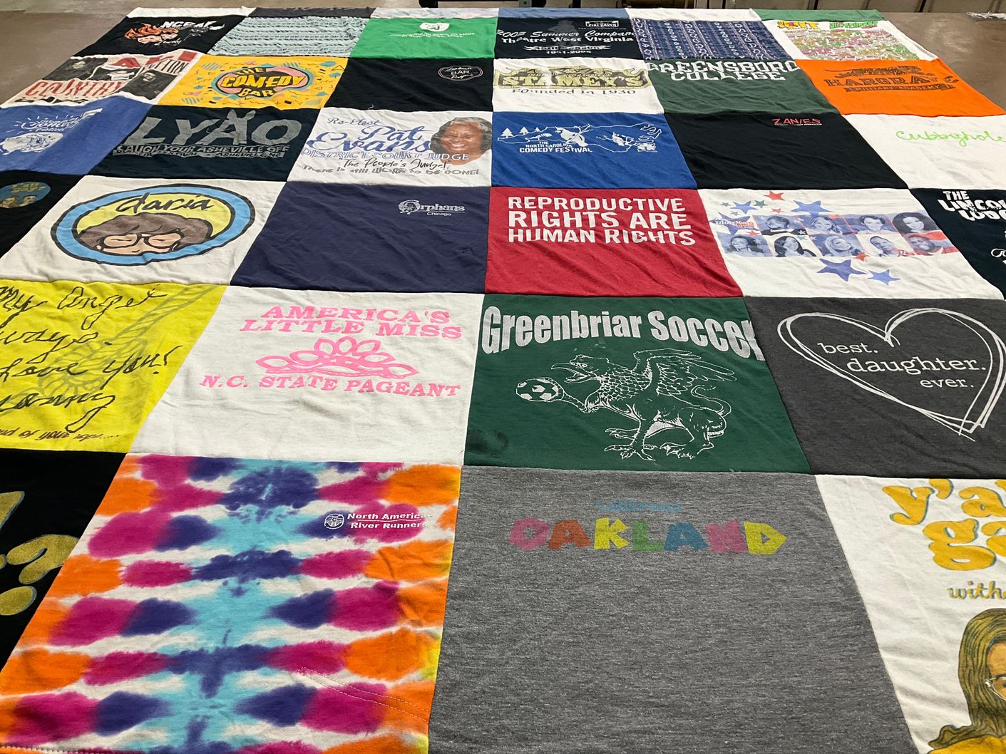 T-shirt quilt from north carolina state university by Courtney from NY