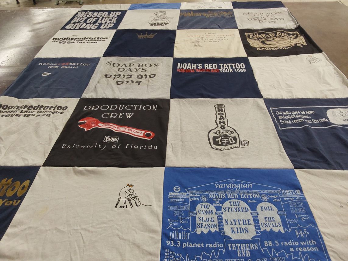 T-shirt quilt from university of florida by Ronnie from FL
