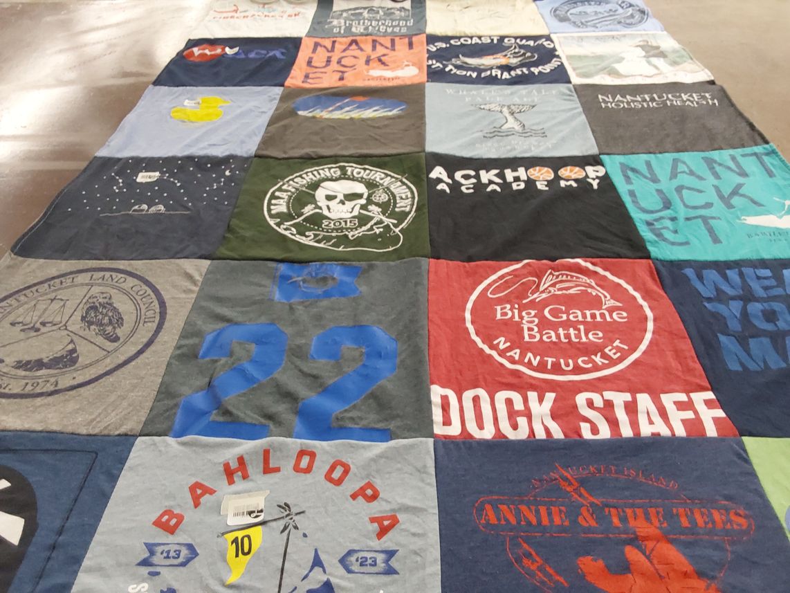 T-shirt quilt from ackhoop academy by Saralyn from NH