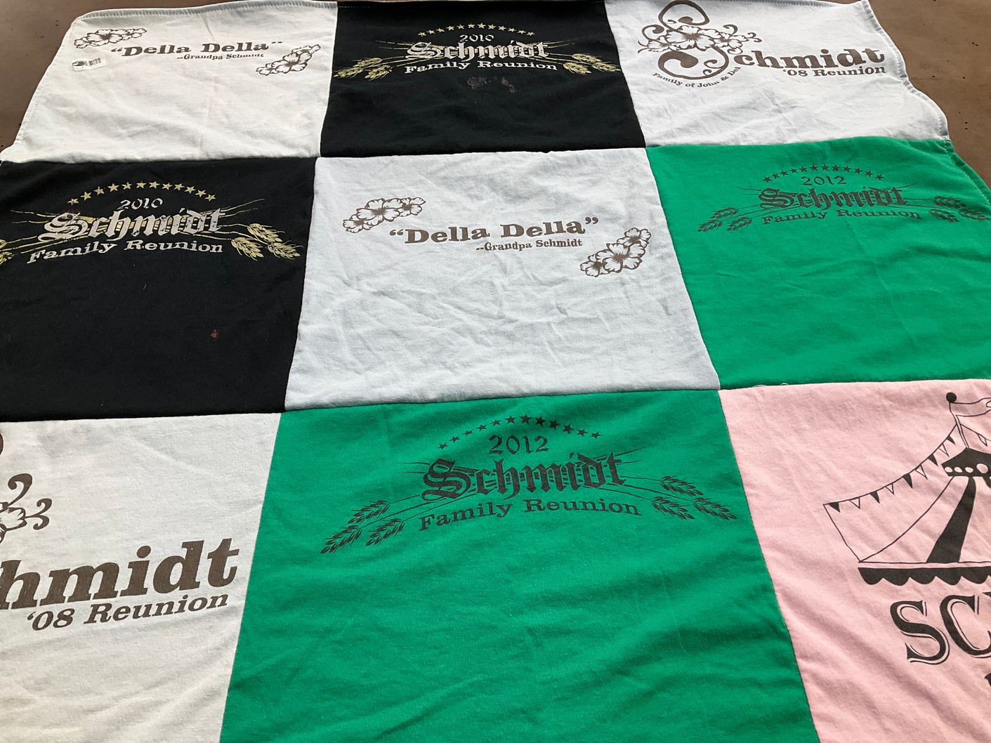 T-shirt quilt by Christi from MO