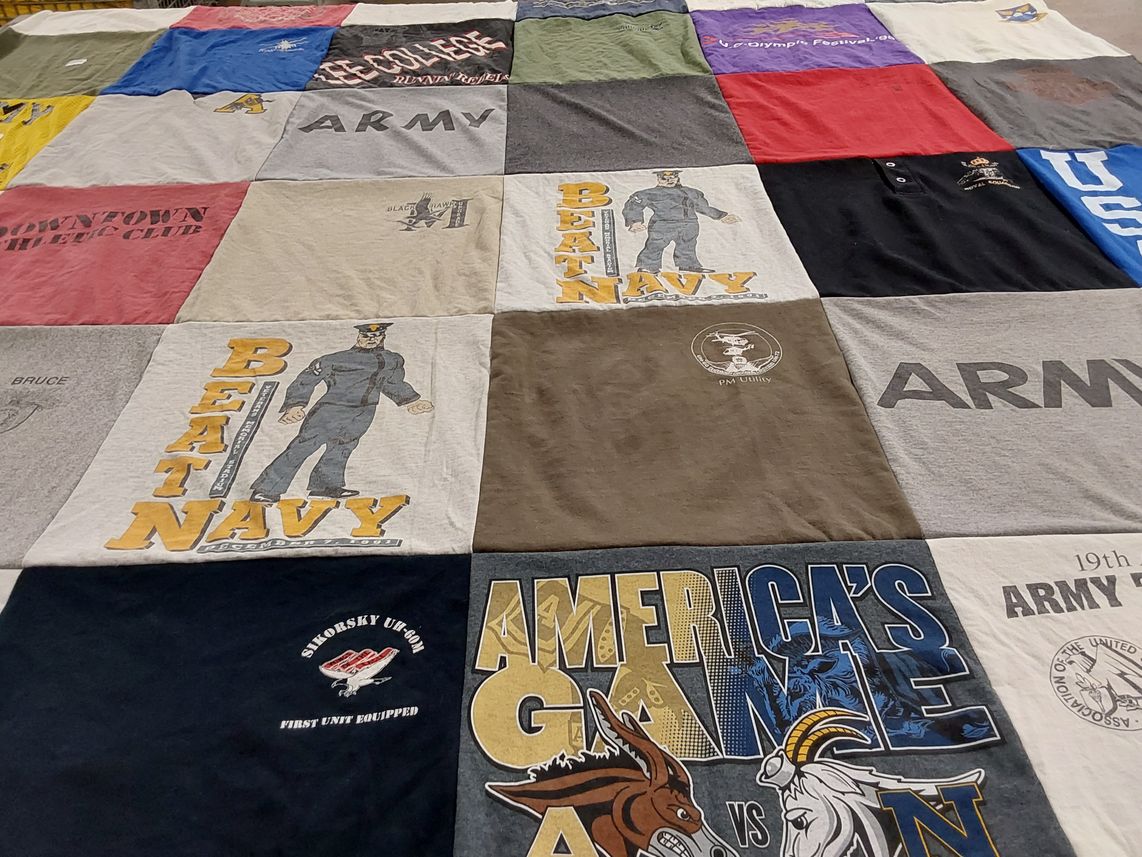 T-shirt quilt by B from AL