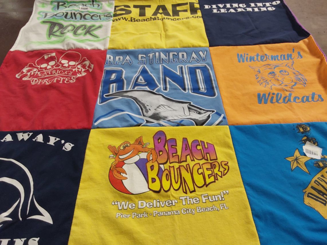 T-shirt quilt from winterman high school by Tuesday from FL