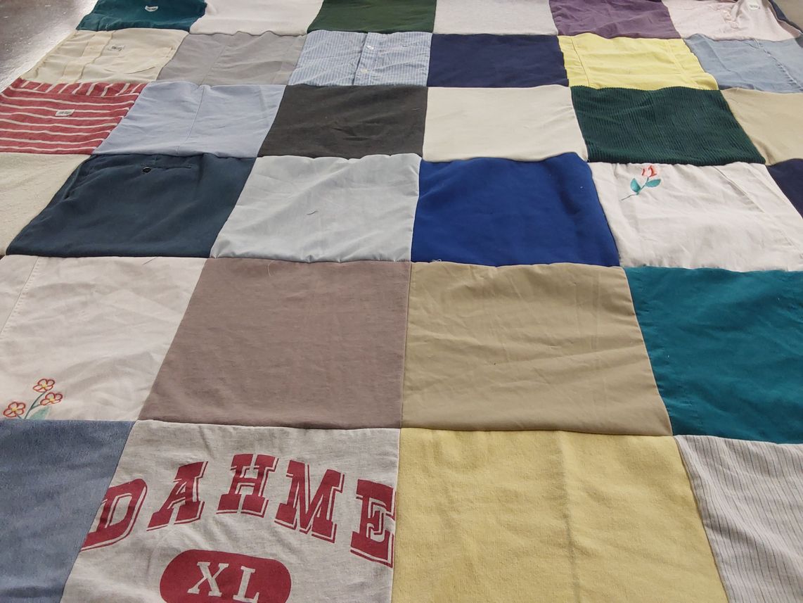 T-shirt quilt by Stacia from SD