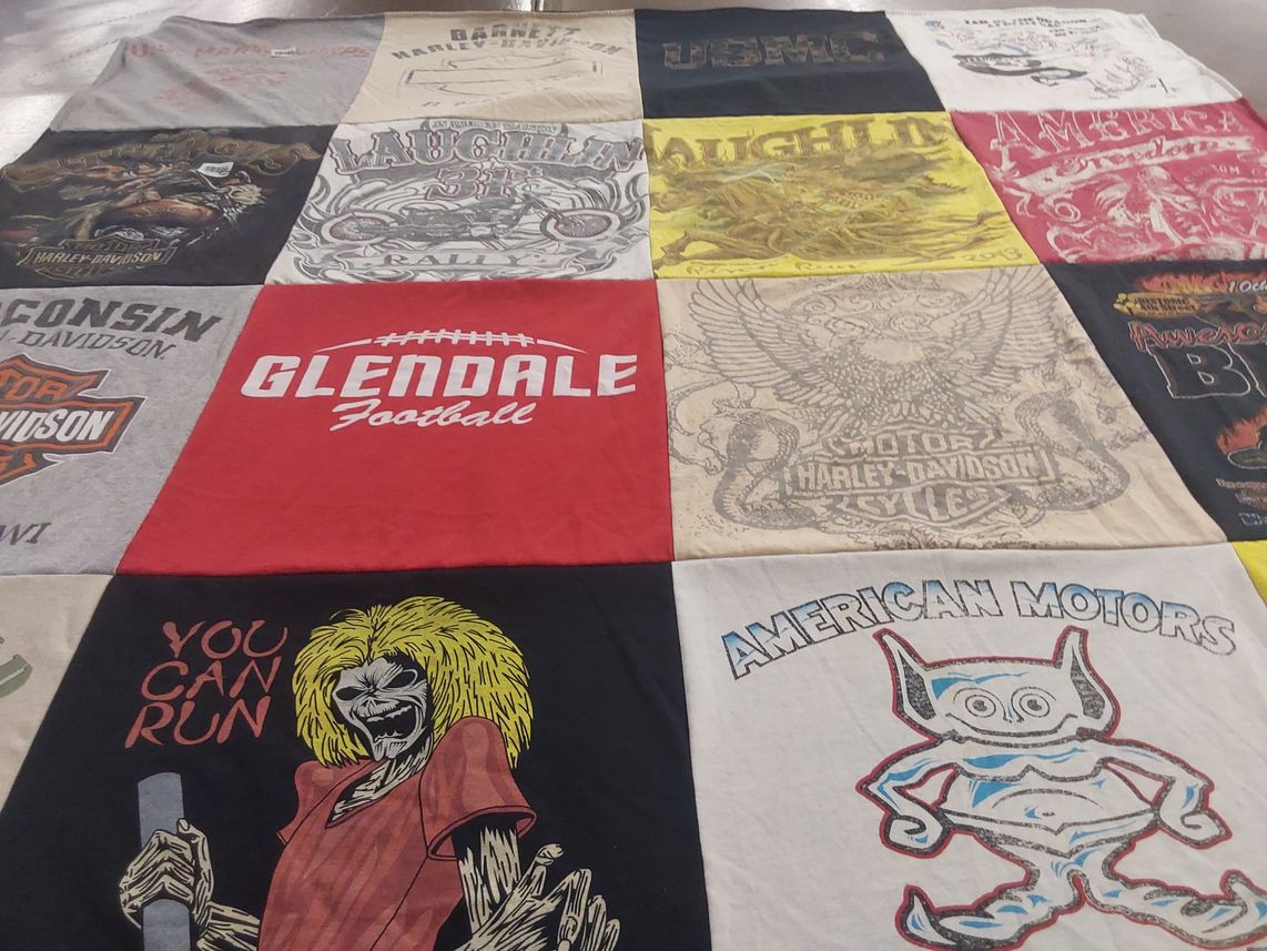 T-shirt quilt from glendale football by Renee from AZ
