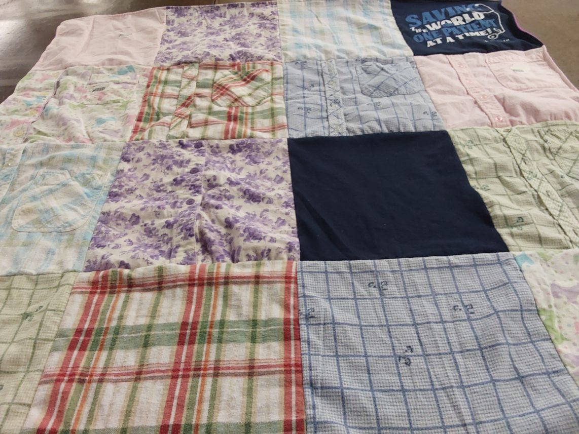 T-shirt quilt by Glenda from OH