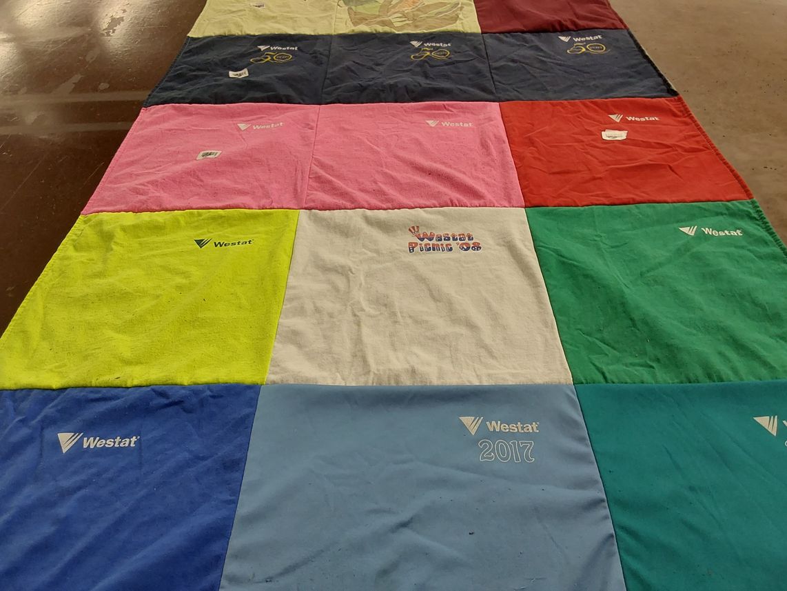 T-shirt quilt by Carol from MD