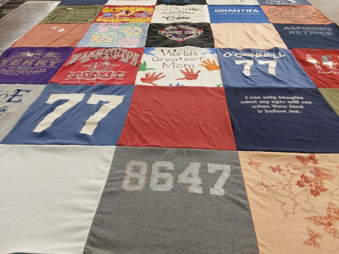 T-shirt quilt from washington state university by Terry from VA