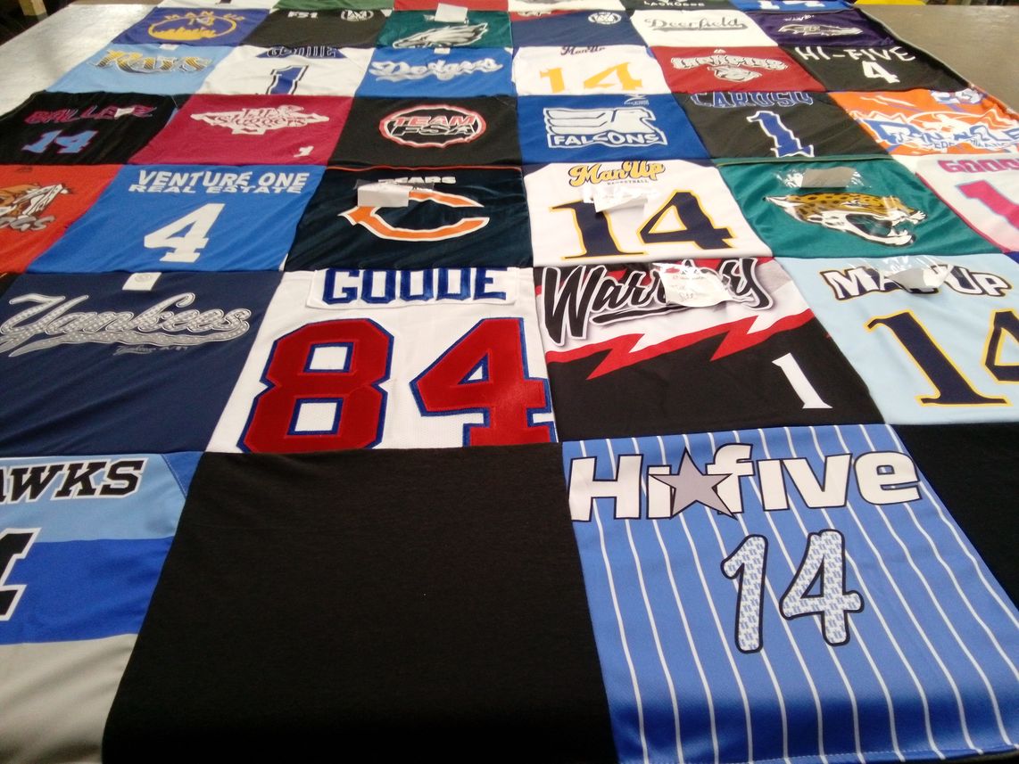 T-shirt quilt by Jamie from IL