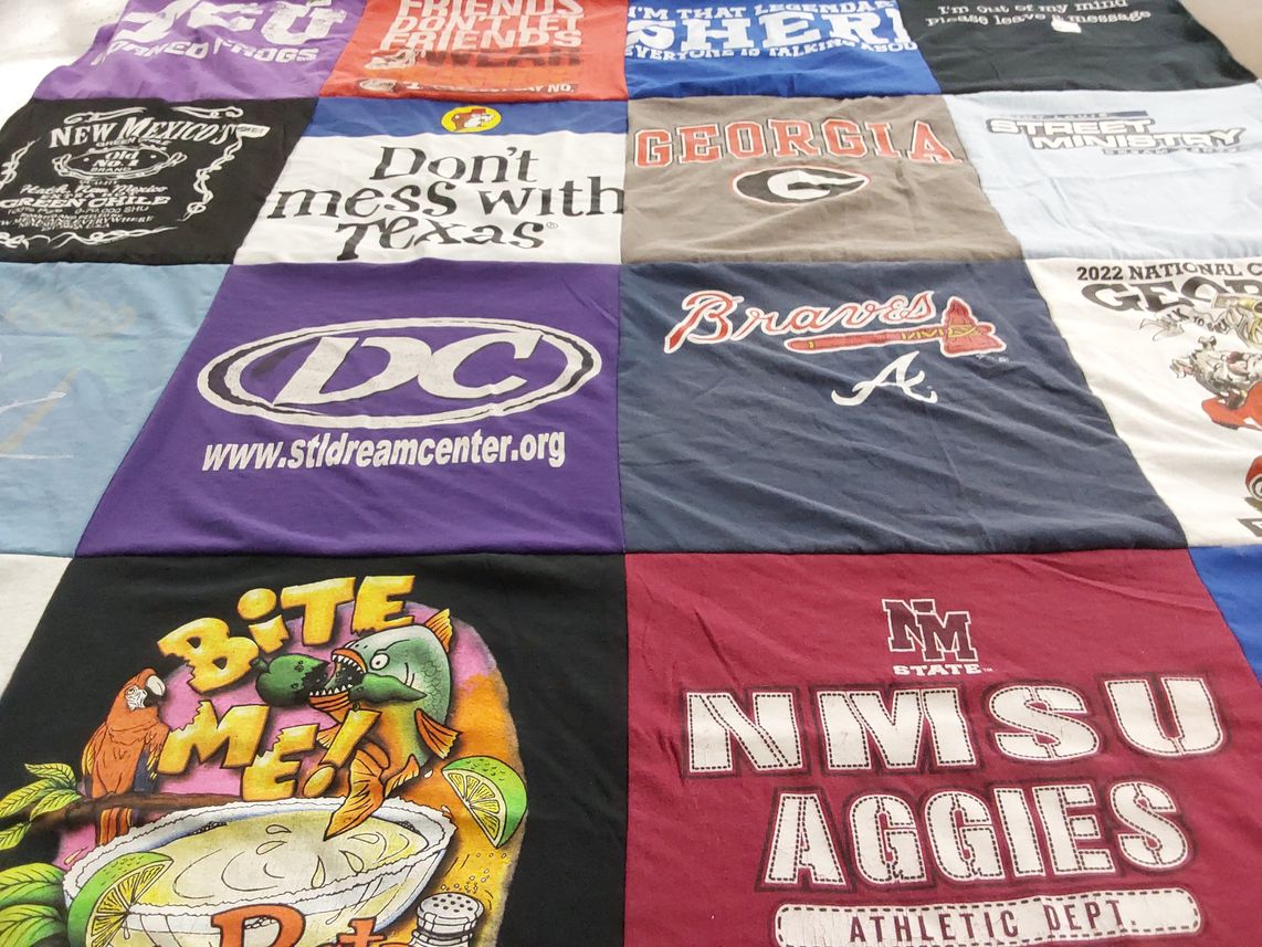 T-shirt quilt featuring atlanta braves by Sheri from GA