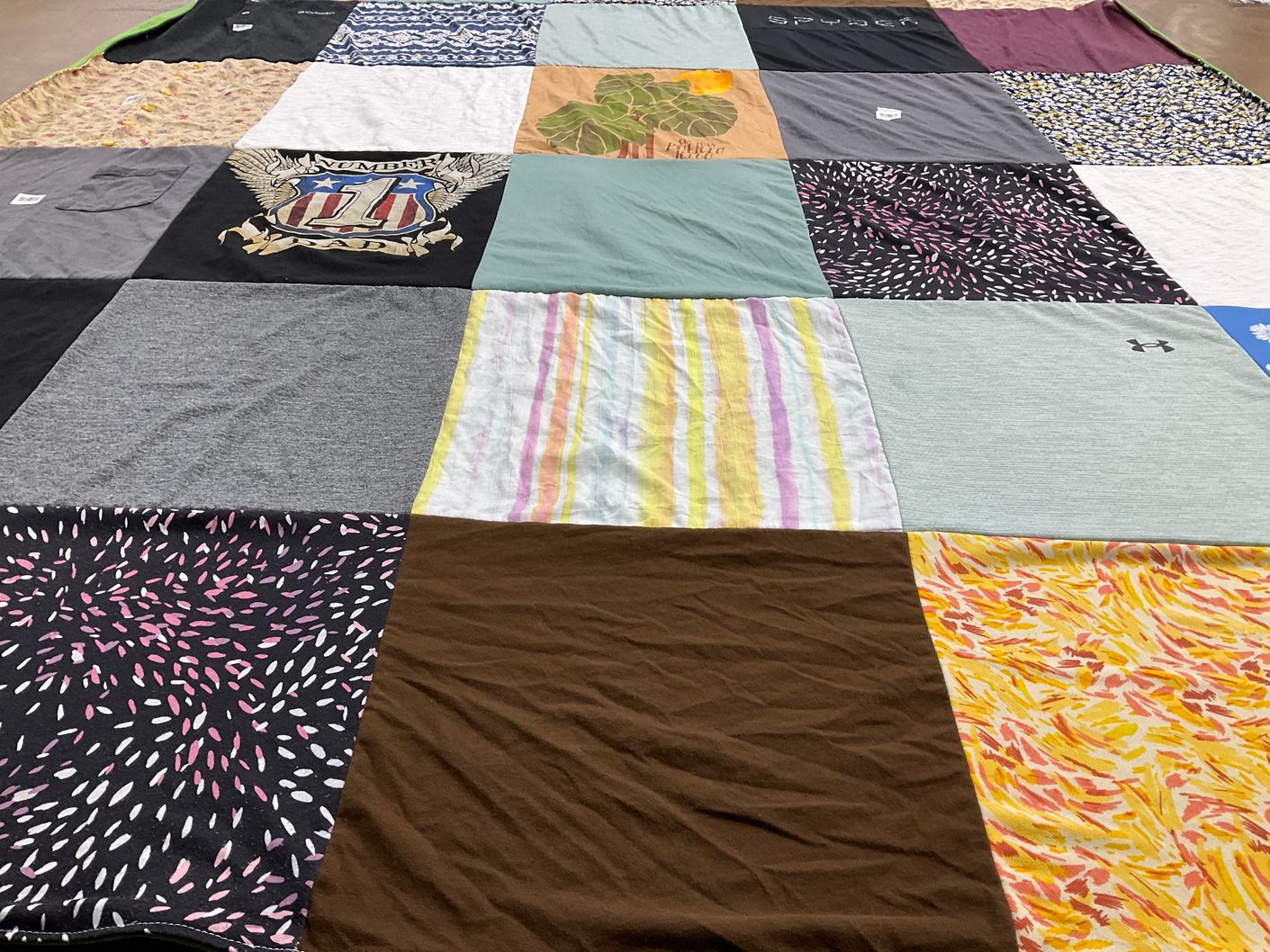 T-shirt quilt by Shena from CT