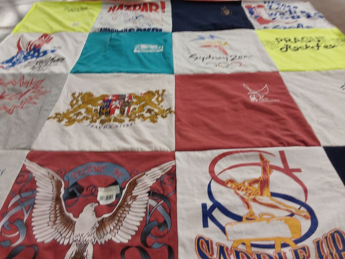 T-shirt quilt by Kathleen from IL