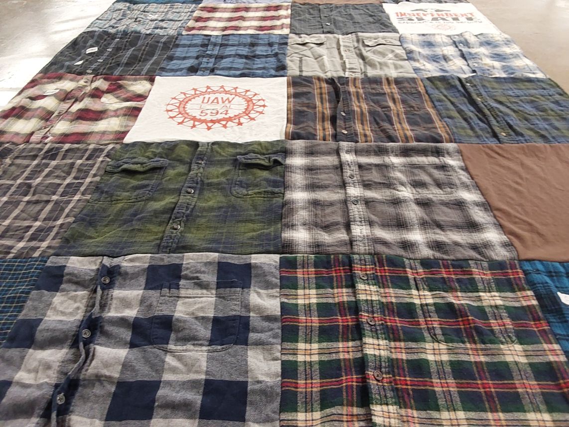 T-shirt quilt by Kristie from MI
