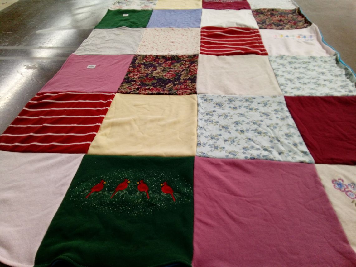 T-shirt quilt by Karen from NJ