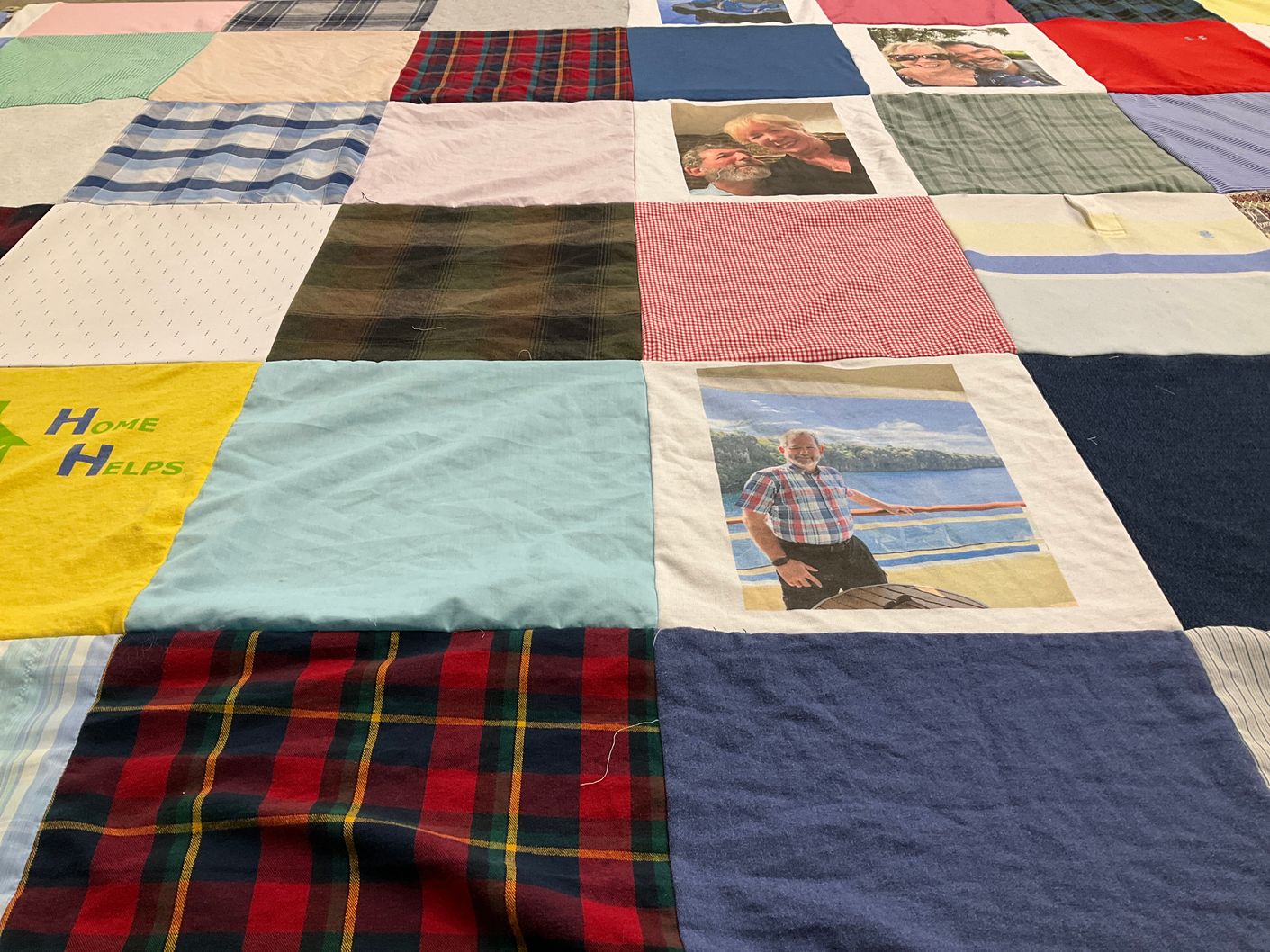 T-shirt quilt by Robert from VA