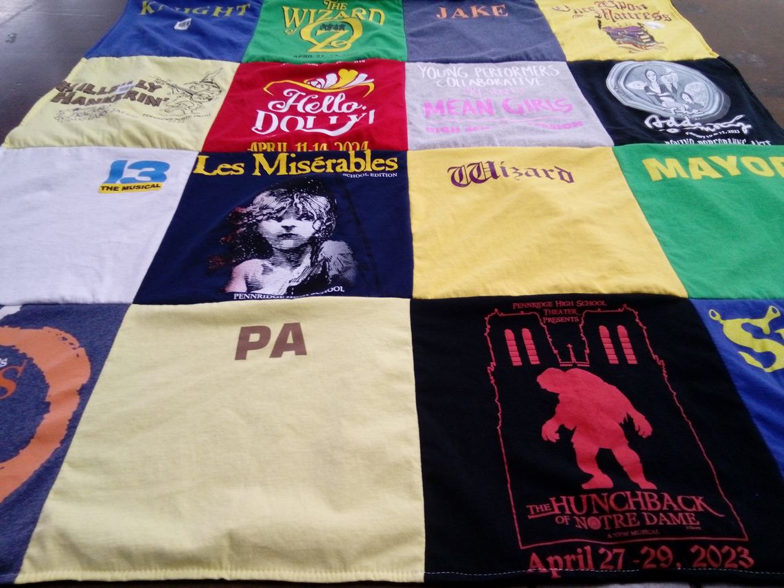 T-shirt quilt from pennridge high school by Kimberly from PA