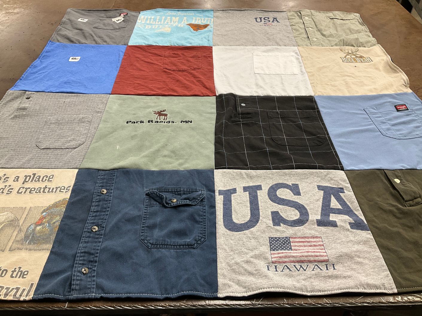 T-shirt quilt from william a irvin university by Elizabeth from MN