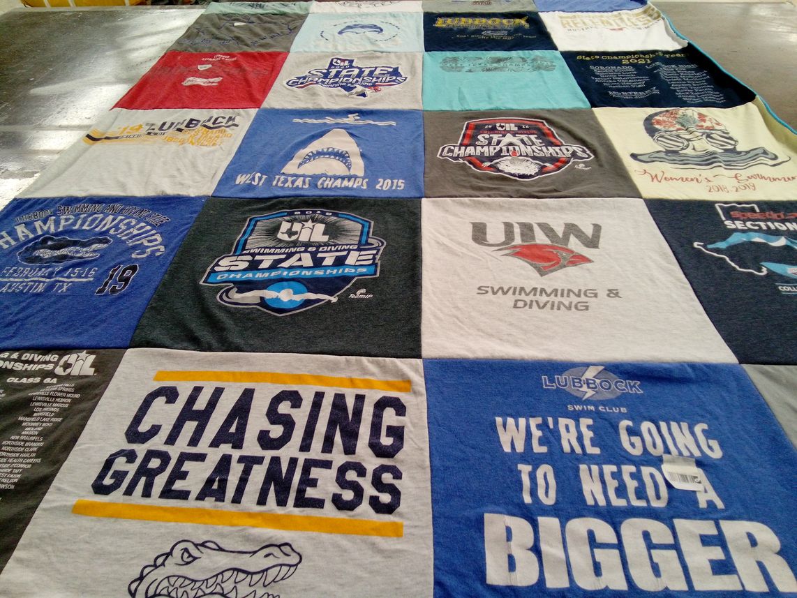 T-shirt quilt from university of the incarnate word by Ruben from TX