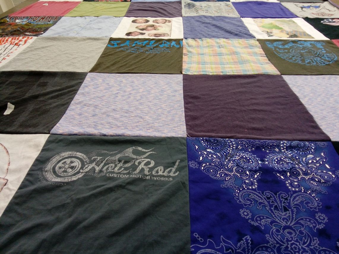 T-shirt quilt by leah from OK