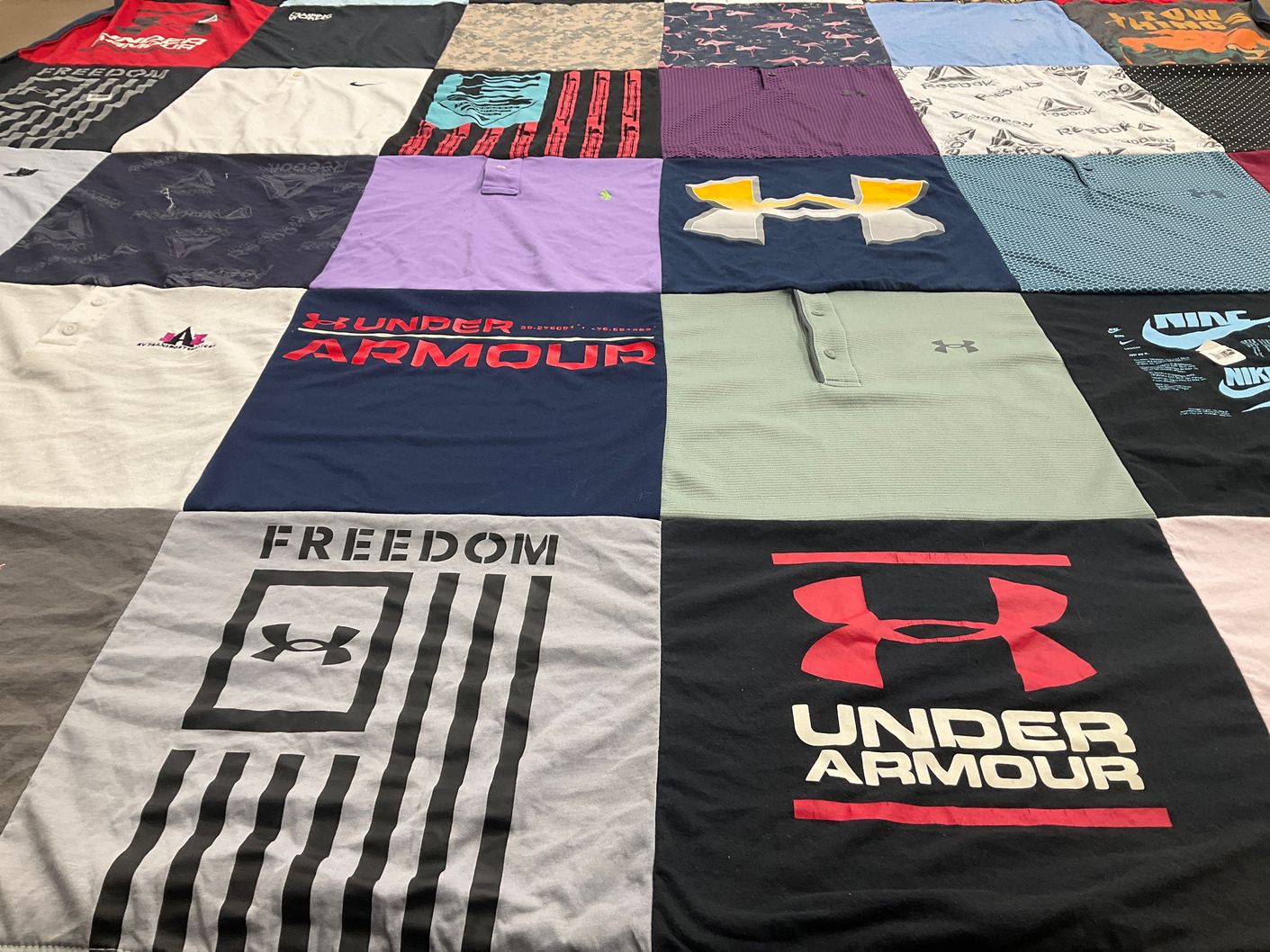 T-shirt quilt by Amy from GA