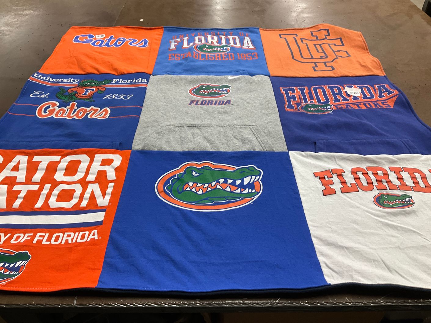 T-shirt quilt from university of florida by TAmara from NJ