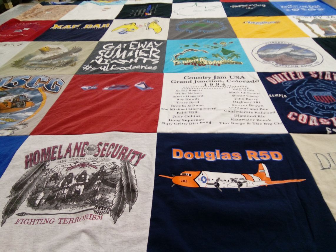 T-shirt quilt by MARVIN from AR