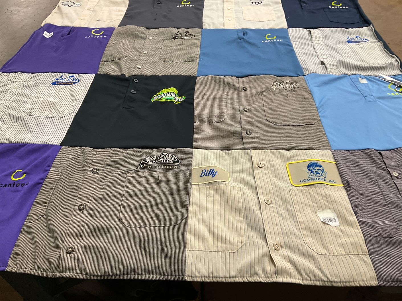T-shirt quilt by Brenda from LA