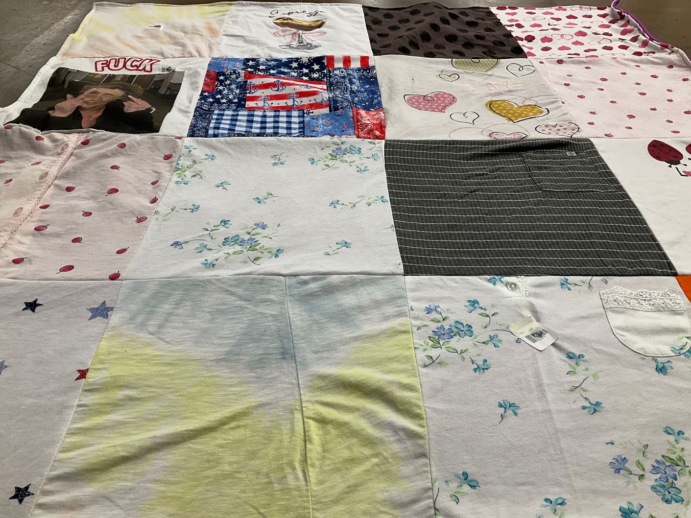 T-shirt quilt by Anthony from NJ