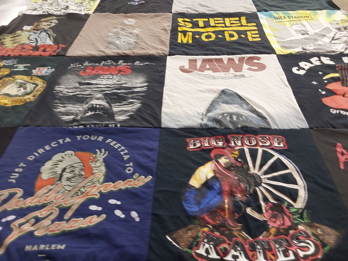 T-shirt quilt by Marie from NY