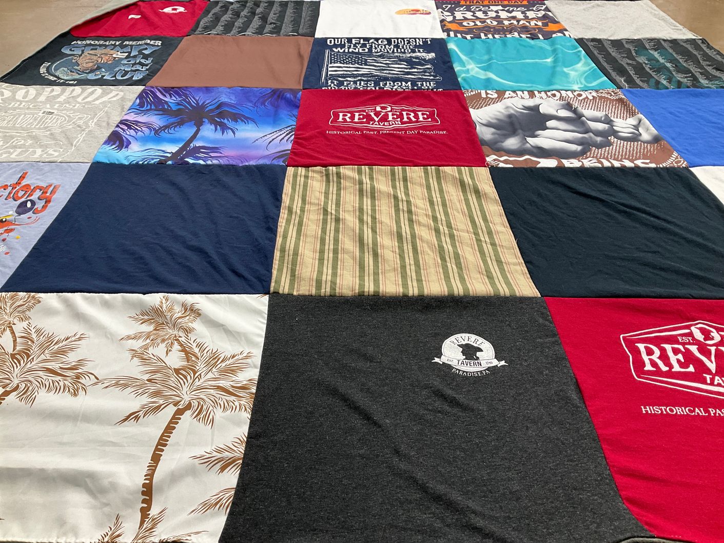 T-shirt quilt by Arlene from NJ