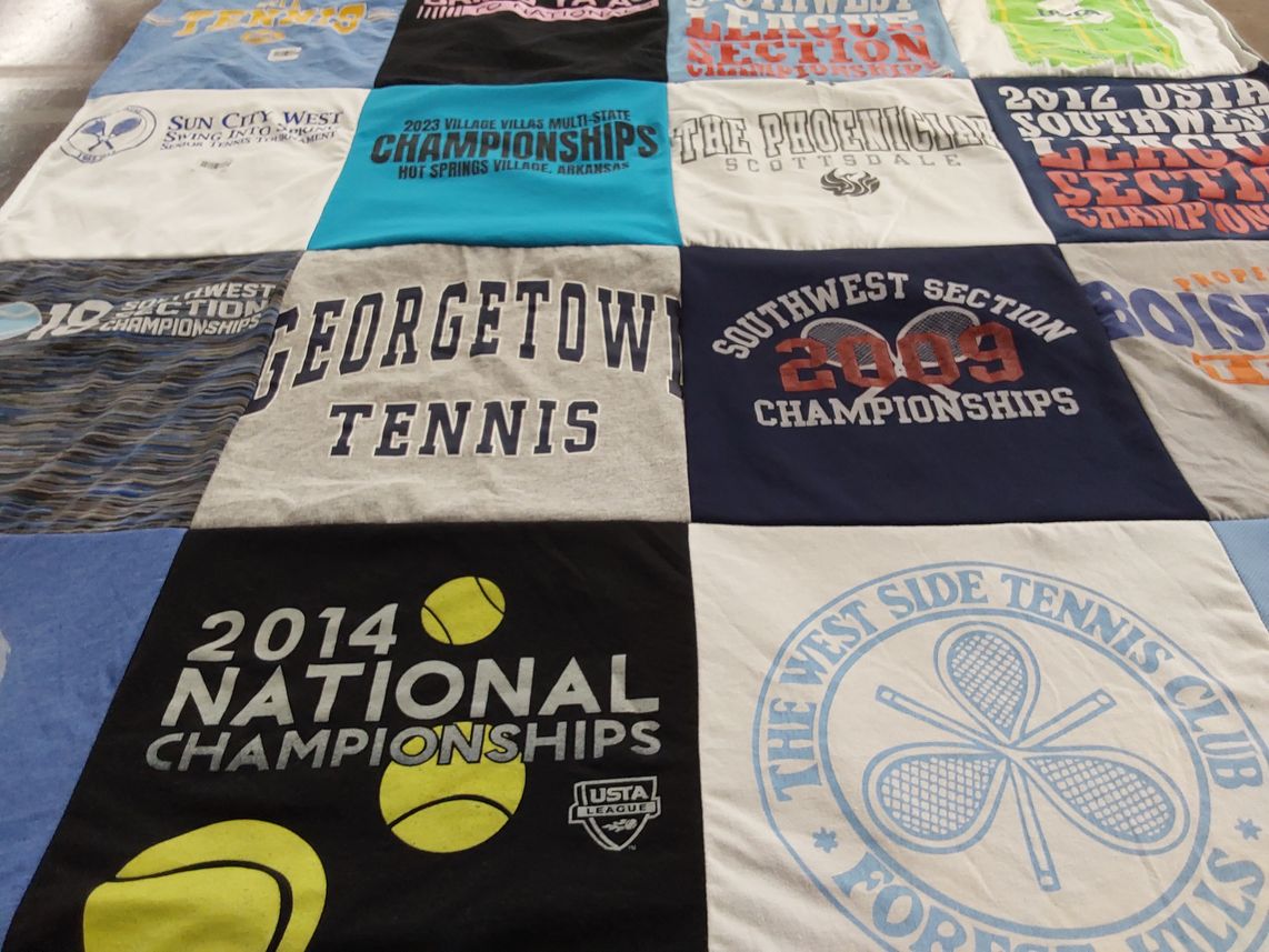 T-shirt quilt from georgetown university by Marv from AZ