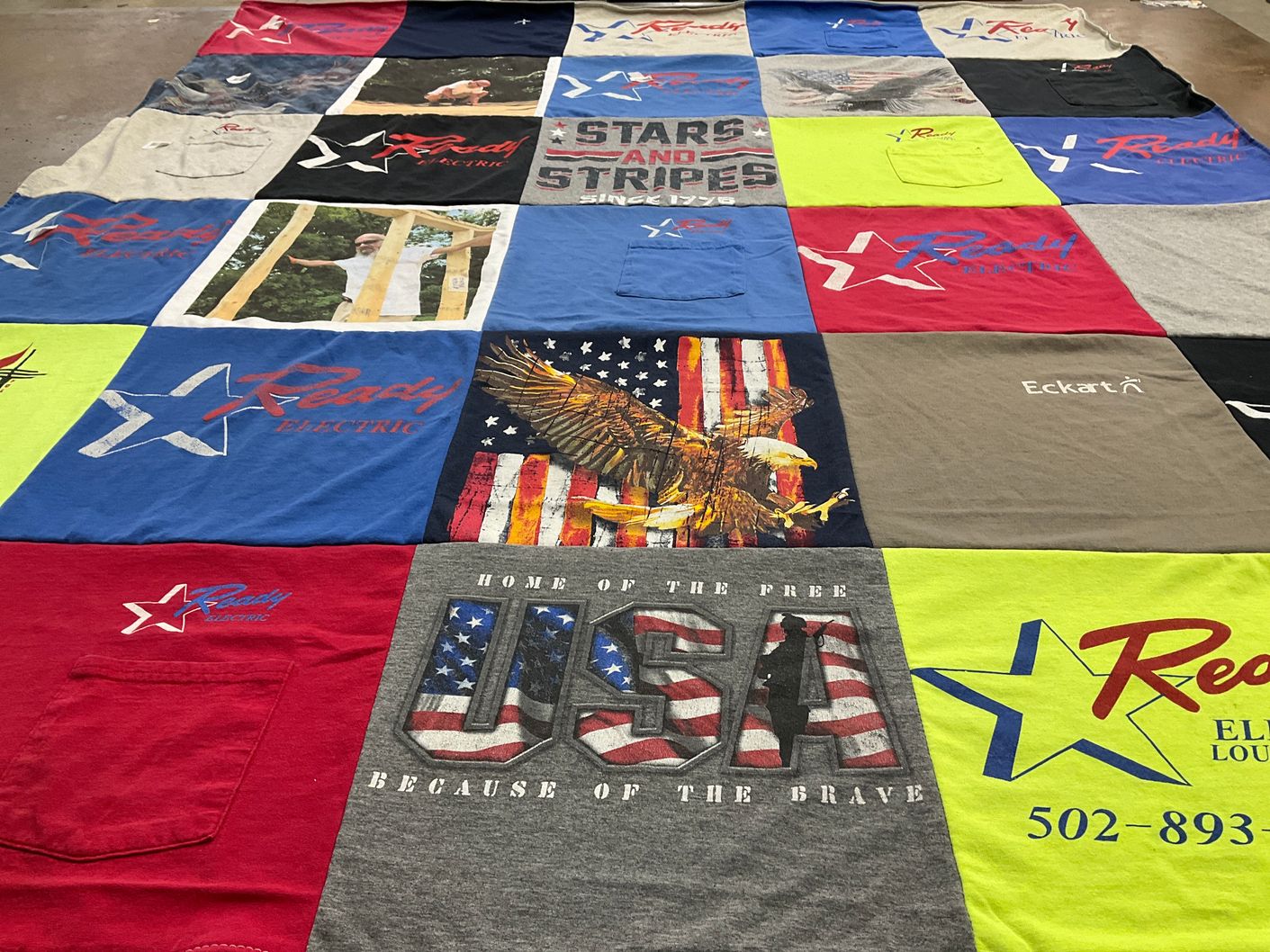 T-shirt quilt by Shannon from IN