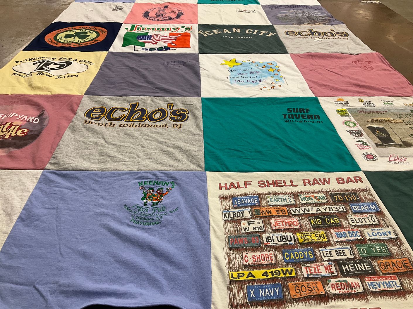 T-shirt quilt from princeton university by PATTI from PA