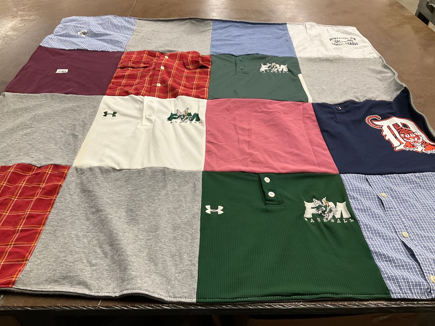 T-shirt quilt from fm baseball by Gary from NY