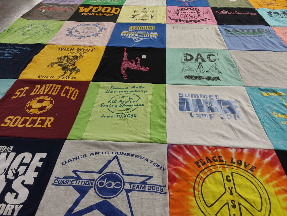 T-shirt quilt from st. david cyo by Patricia from PA