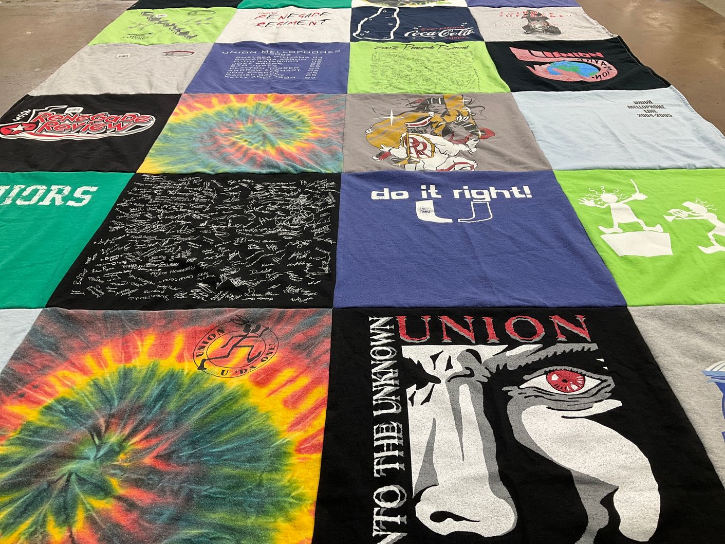 T-shirt quilt by John from OK