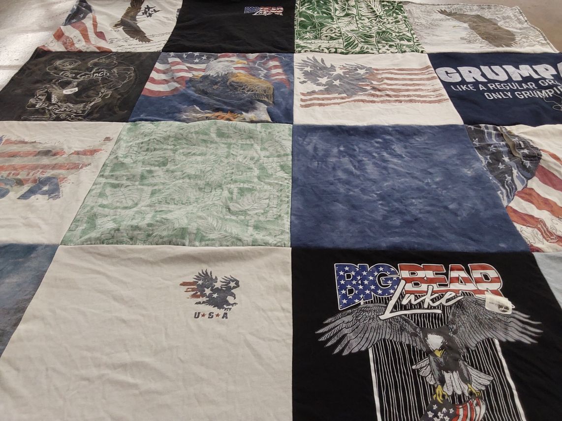 T-shirt quilt by Timothy from CA
