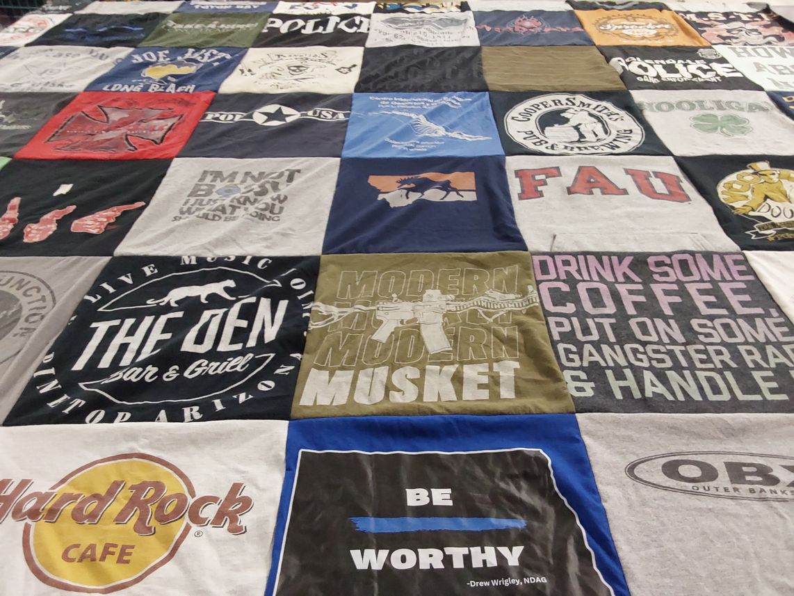 T-shirt quilt from florida atlantic university by MARIA from WY