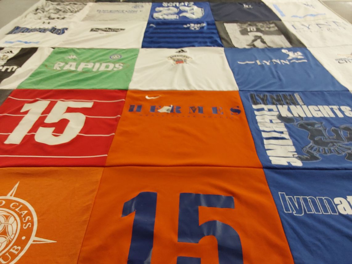 T-shirt quilt featuring lynn university knights by John from NJ