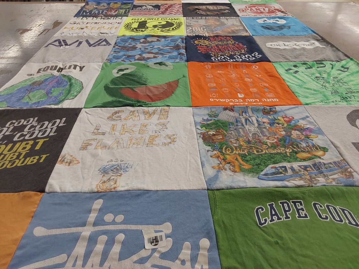 T-shirt quilt with disney, equality themes by Jane-Rachel from NJ