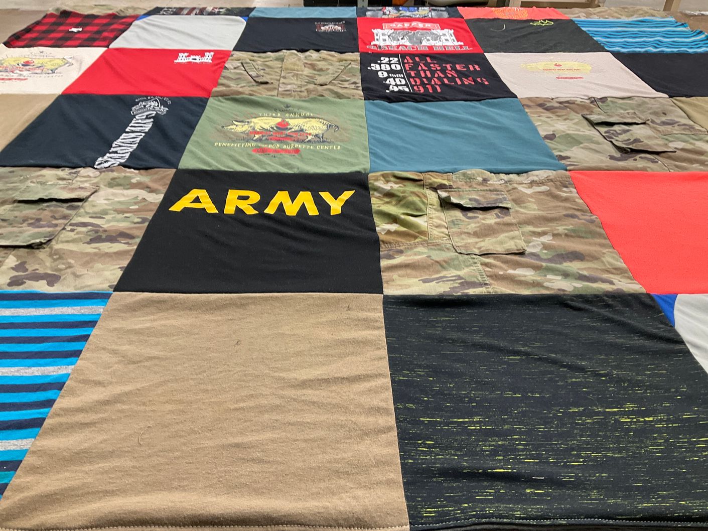 T-shirt quilt by Samantha from WV