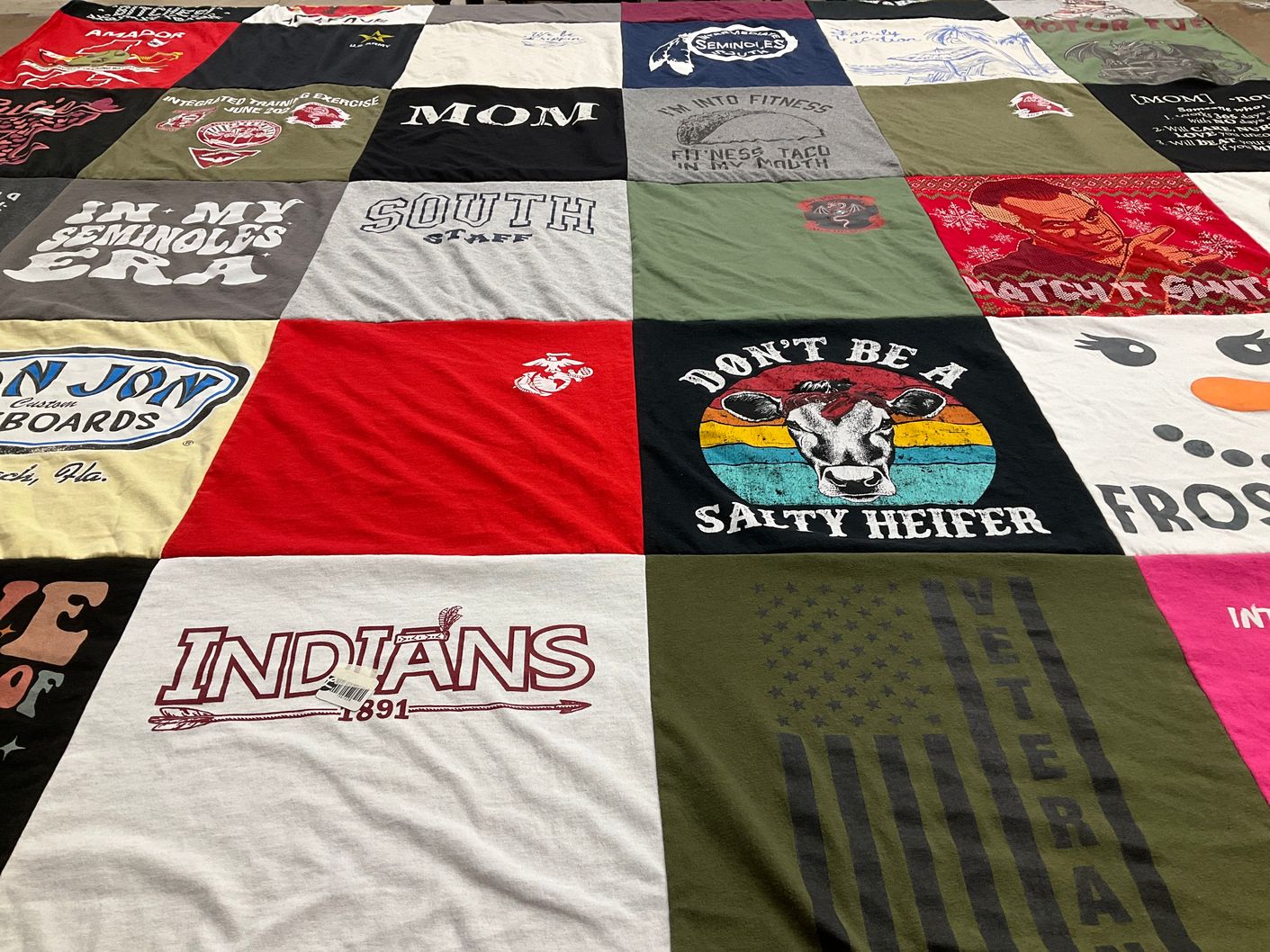 T-shirt quilt from florida state university by Lisa from NJ