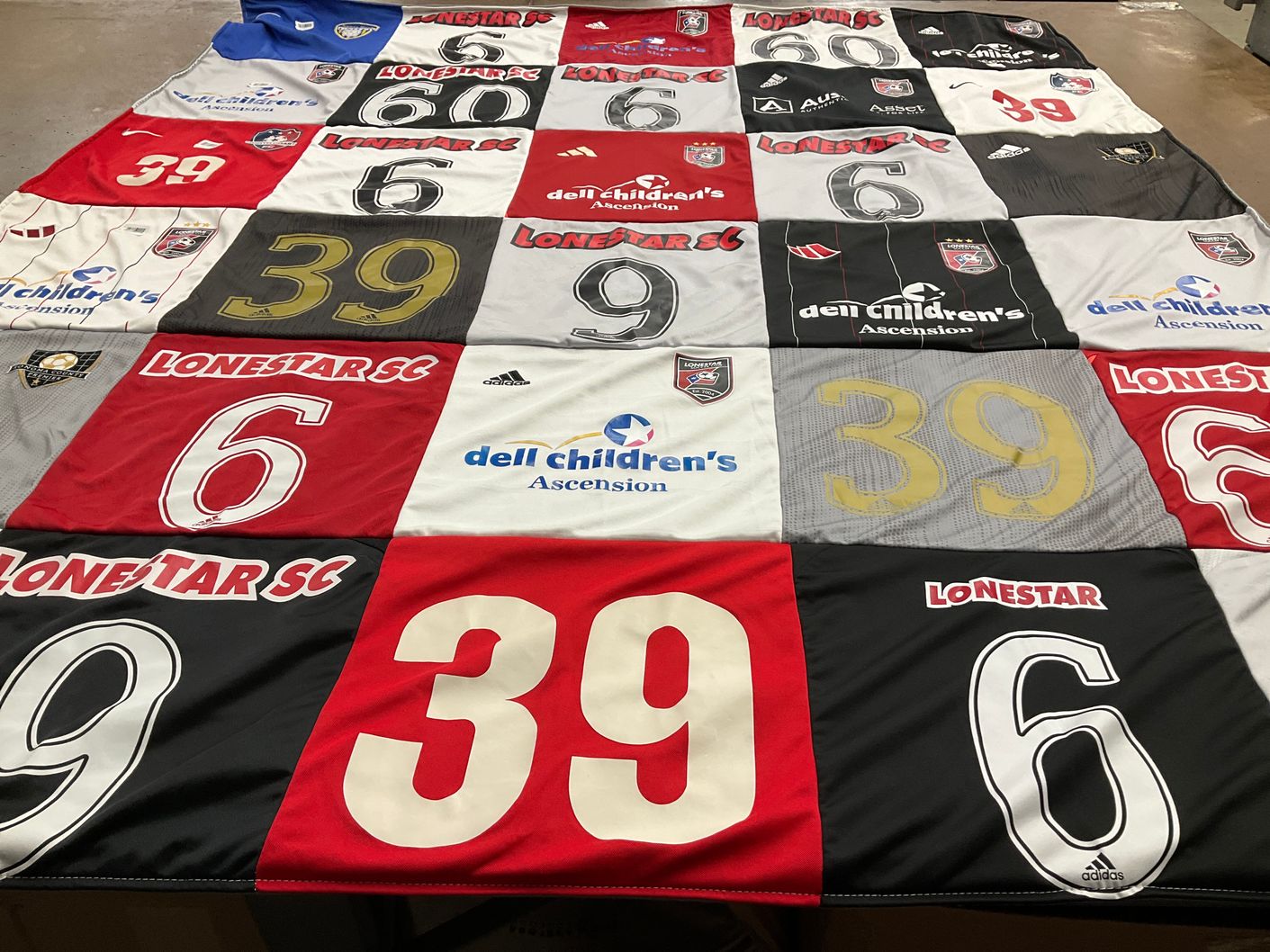 T-shirt quilt featuring lonestar sc by Renee from TX