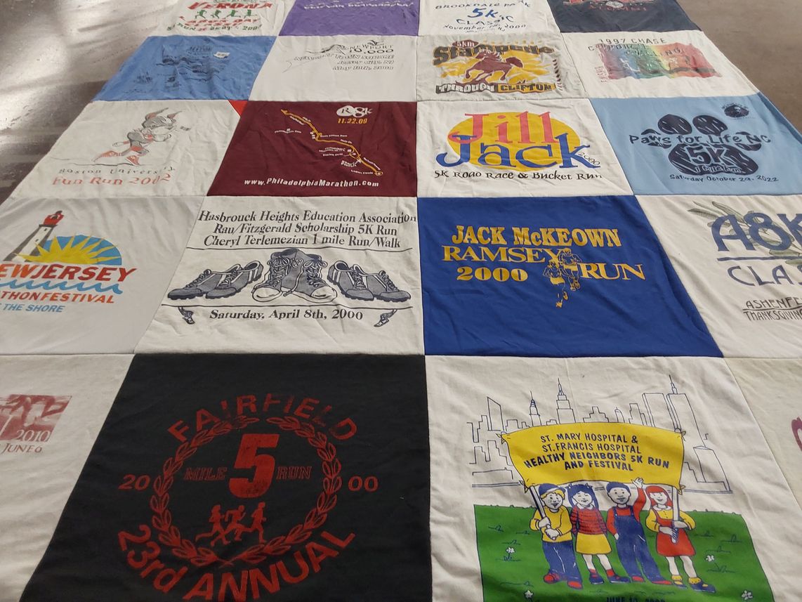 T-shirt quilt from boston university by Philip from NC