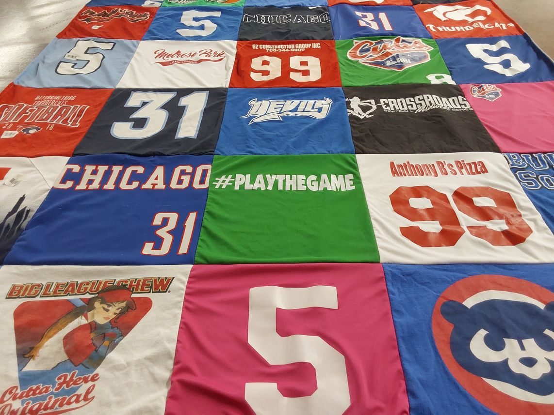 T-shirt quilt featuring thundercats by Geovanna from IL