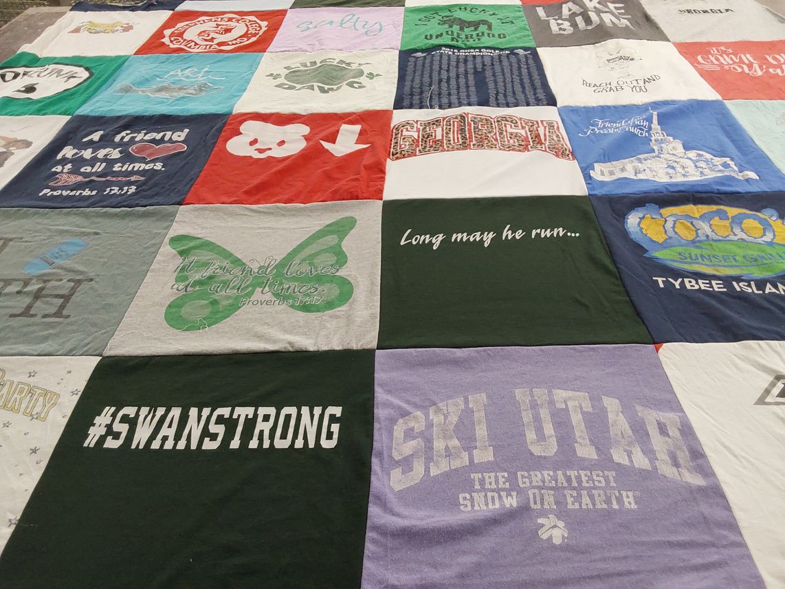 T-shirt quilt from georgia southern university by Amy from GA
