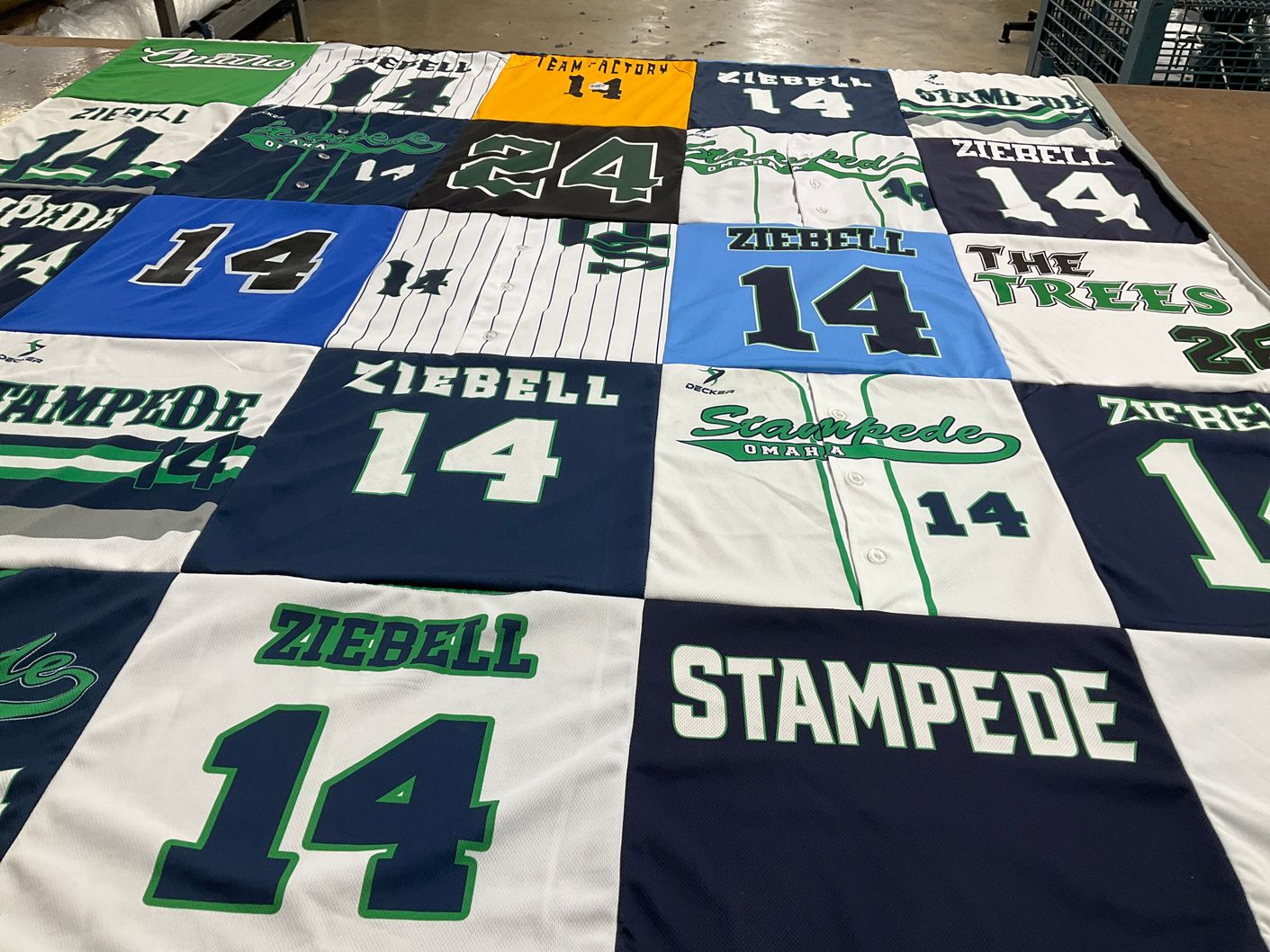 T-shirt quilt by Mark from NE