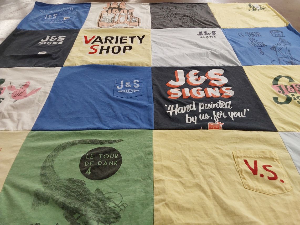 T-shirt quilt by Jana from FL