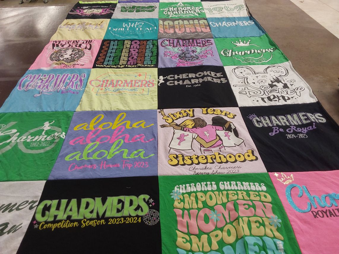 T-shirt quilt from watauga high school by Holly from TX