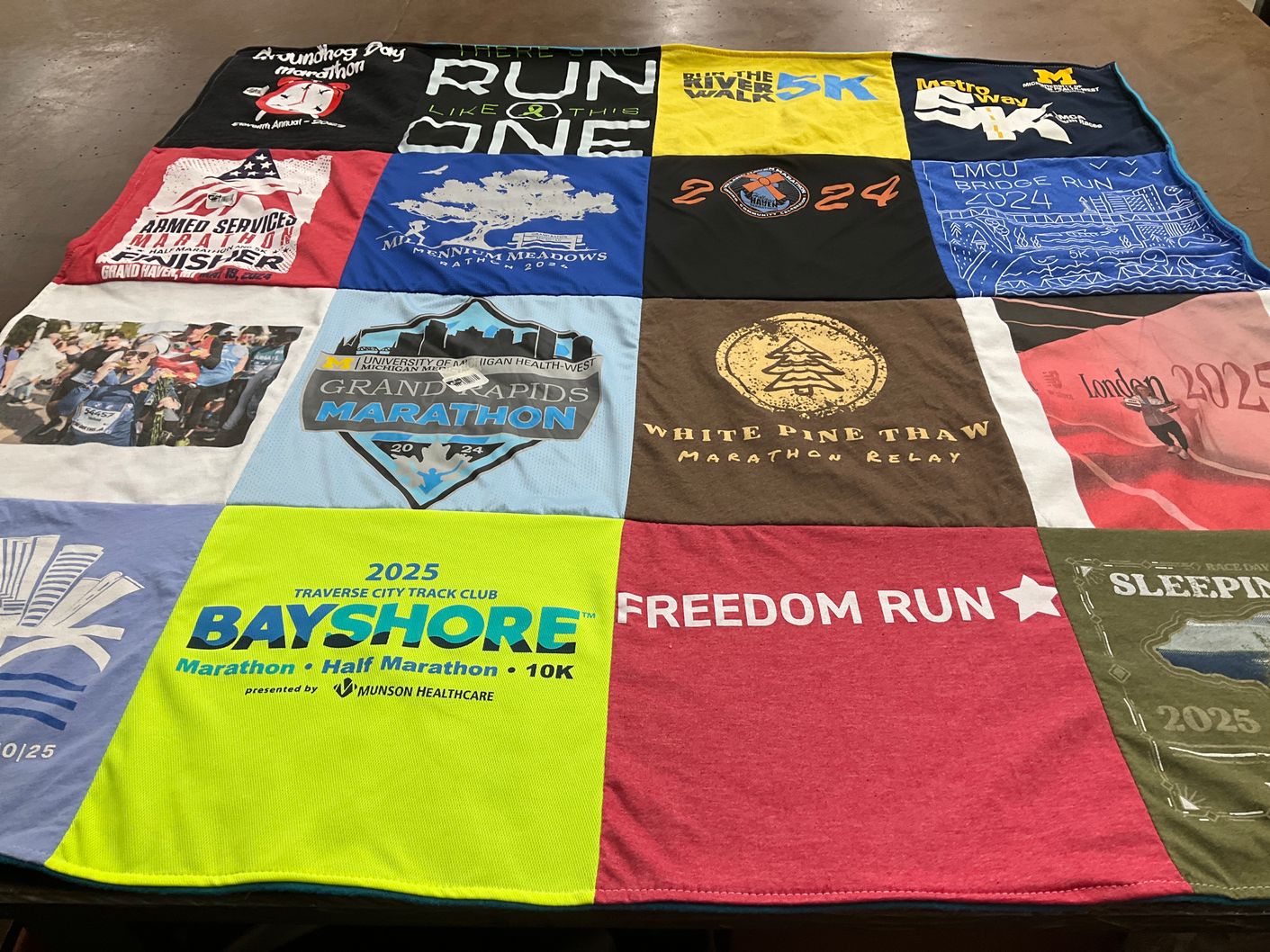 T-shirt quilt from university of michigan health-west by Dominic from MI
